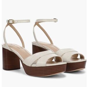Veronica Beard Drina Ankle Strap Platform Sandals